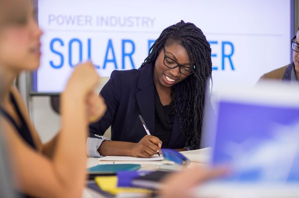 3 women writing at event - JConnelly Blog - Tips for Using PR to Communicate Your CSR Program